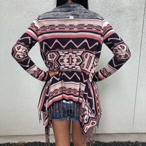 Billabong Boho Southwestern Print Cotton Wrap